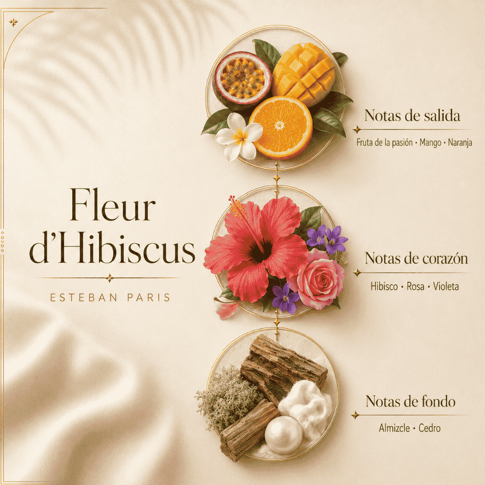 Concentrado de Perfume Fleur d'Hibiscus – Esteban Paris Parfums