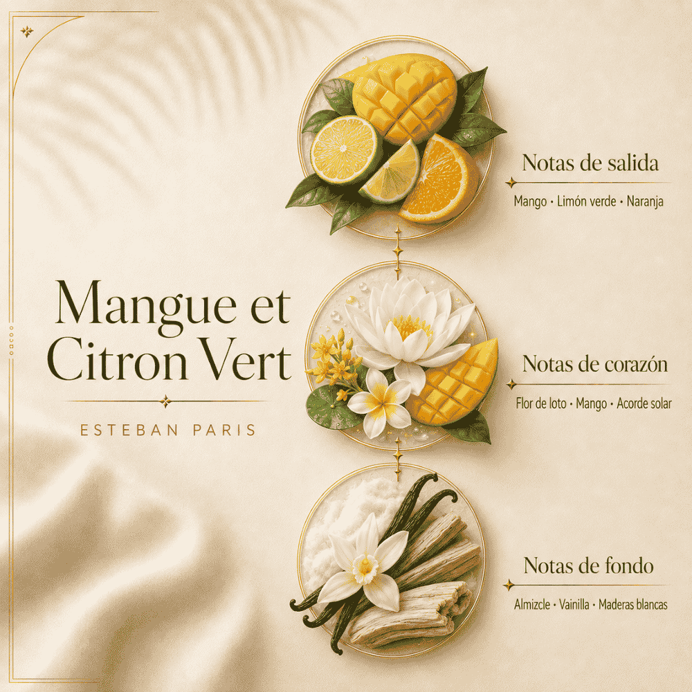 Concentrado de Perfume Mangue & Citron – Esteban Paris Parfums