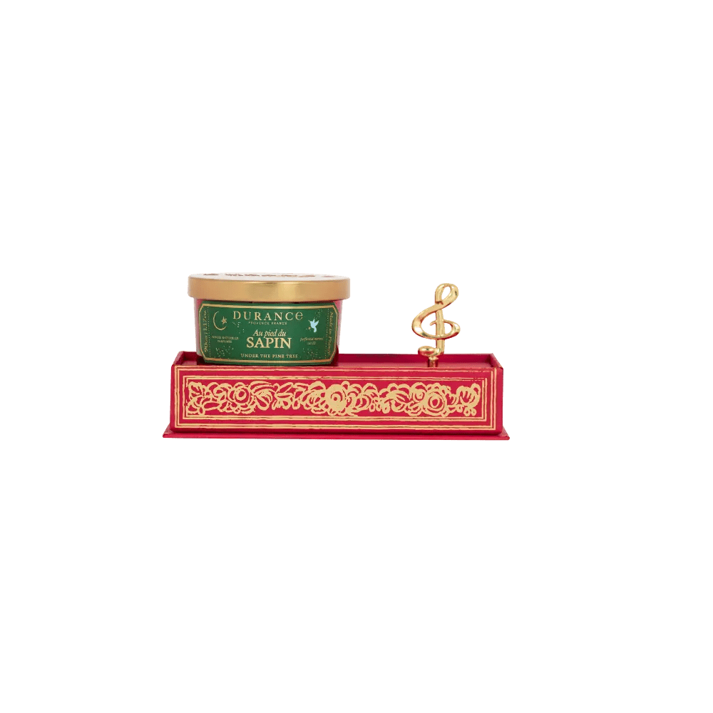 Al Pie del Abeto – Caja de Música con Vela 90 g | Durance - Maison Calma
