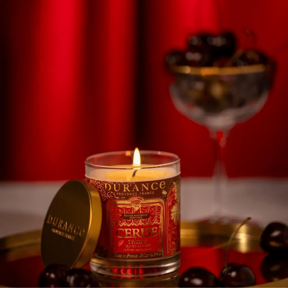 Cereza Aterciopelada – Vela Natural Perfumada | Durance - Maison Calma