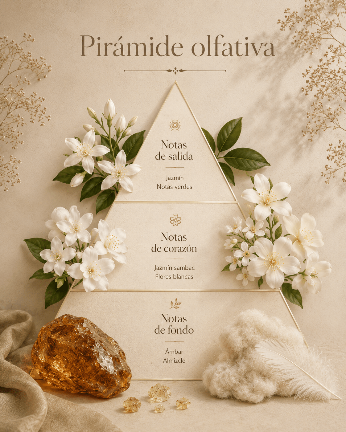 Jasmin Précieux – Líquido para lámpara catalítica 500ml - Maison Calma