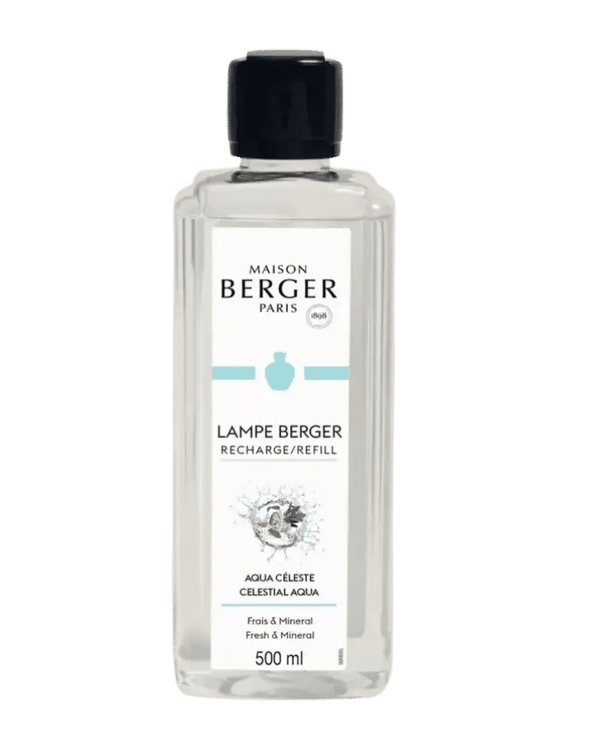 Líquido para Lámpara Catalítica Aqua Celeste 500 ml – Maison Berger Paris - Maison Calma