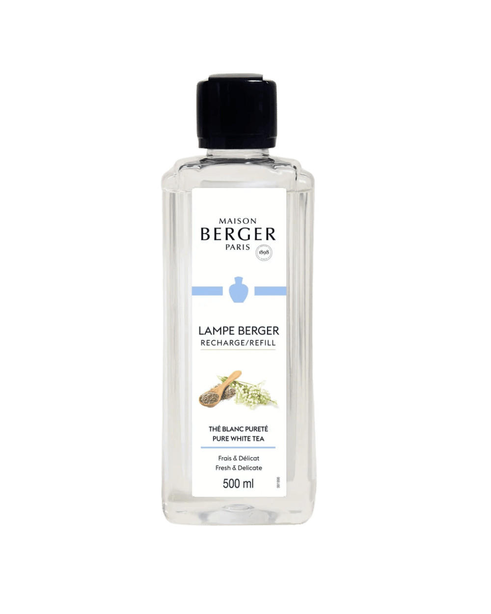 Líquido para Lámpara Catalítica Thé Blanc Pureté 500 ml – Maison Berger Paris - Maison Calma