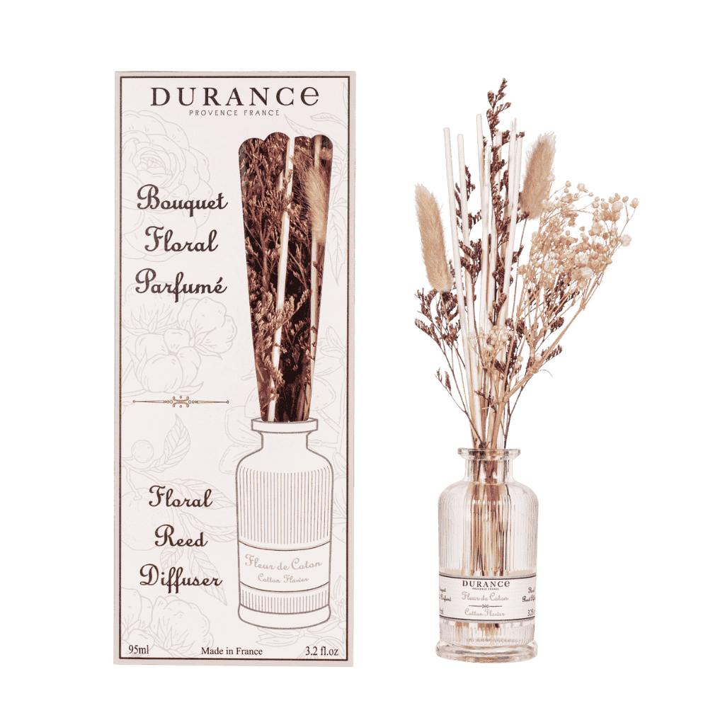 Mikado Floral Flor de Algodón 95 ml – Durance - Maison Calma
