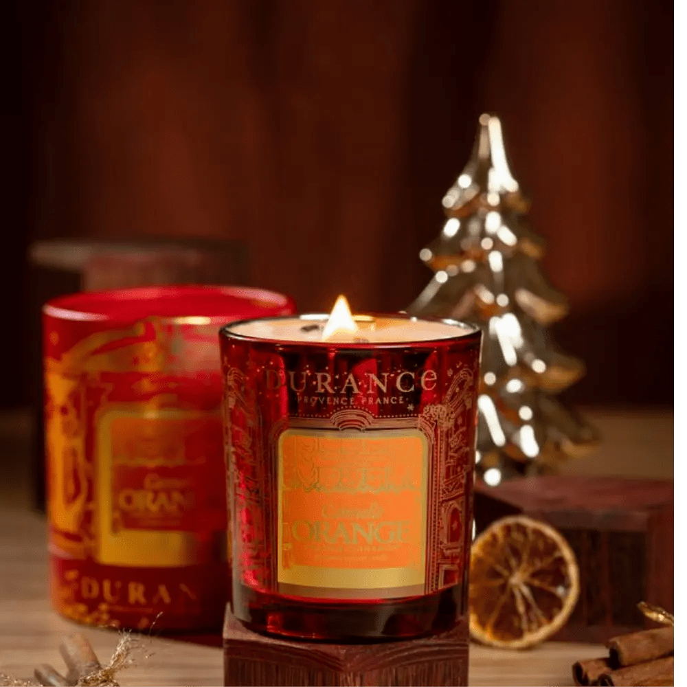 Naranja Canela – Vela Natural Perfumada 300 g | Durance - Maison Calma
