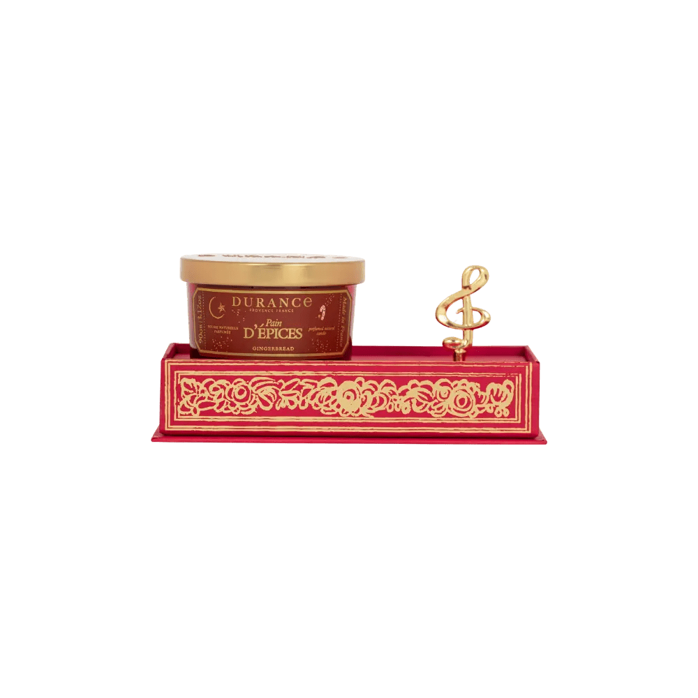 Pan de Especias – Caja de Música con Vela 90 g | Durance - Maison Calma