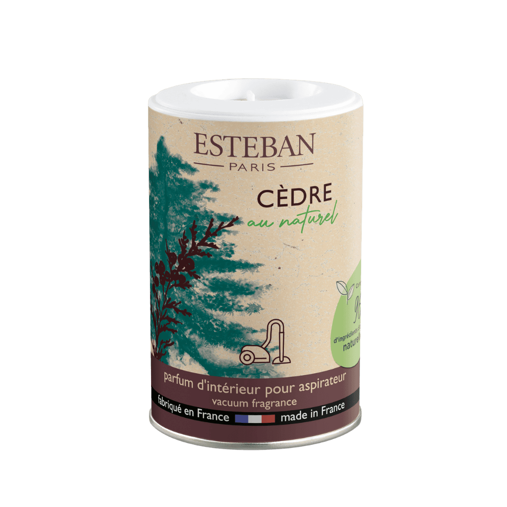 Polvo para aspiradora natural Cèdre – Esteban Paris Parfums - Maison Calma