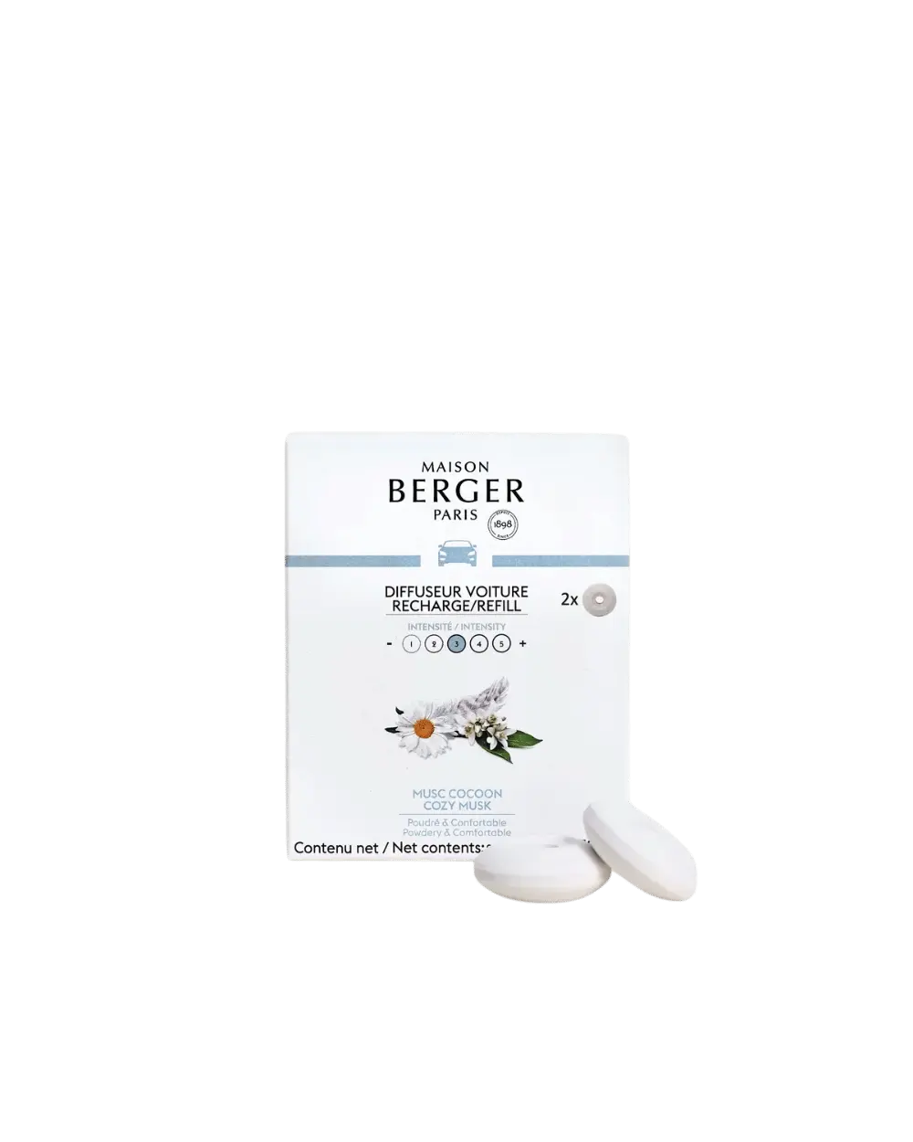 Recarga Difusor de Coche Musc Cocoon – Maison Berger Paris