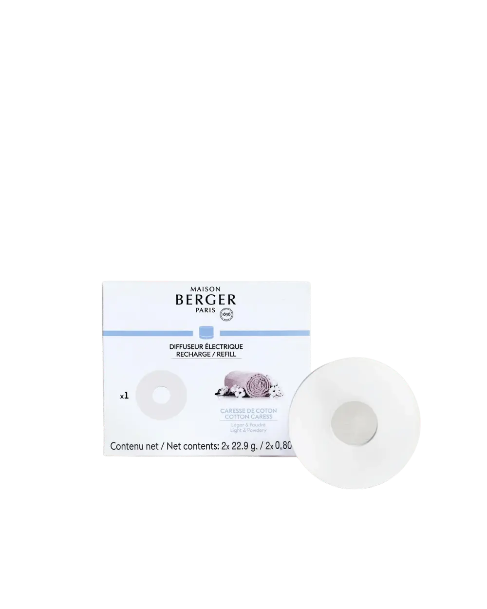 Recarga para Difusor Nómada Caresse de Coton – Maison Berger Paris