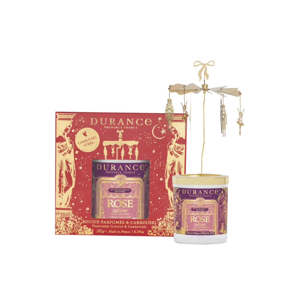 Rosa Sultana – Vela Carrusel Térmico 180 g | Durance - Maison Calma