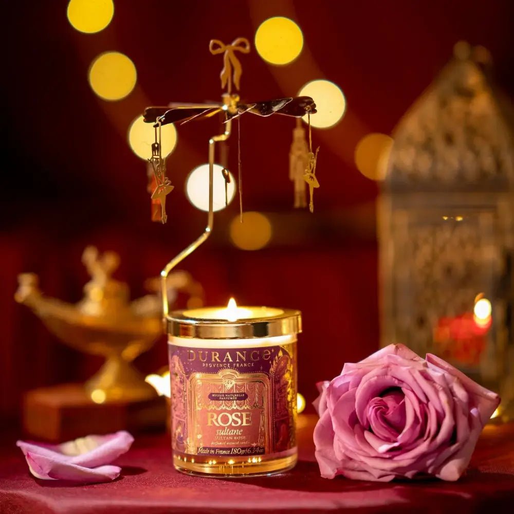 Rosa Sultana – Vela Carrusel Térmico 180 g | Durance - Maison Calma