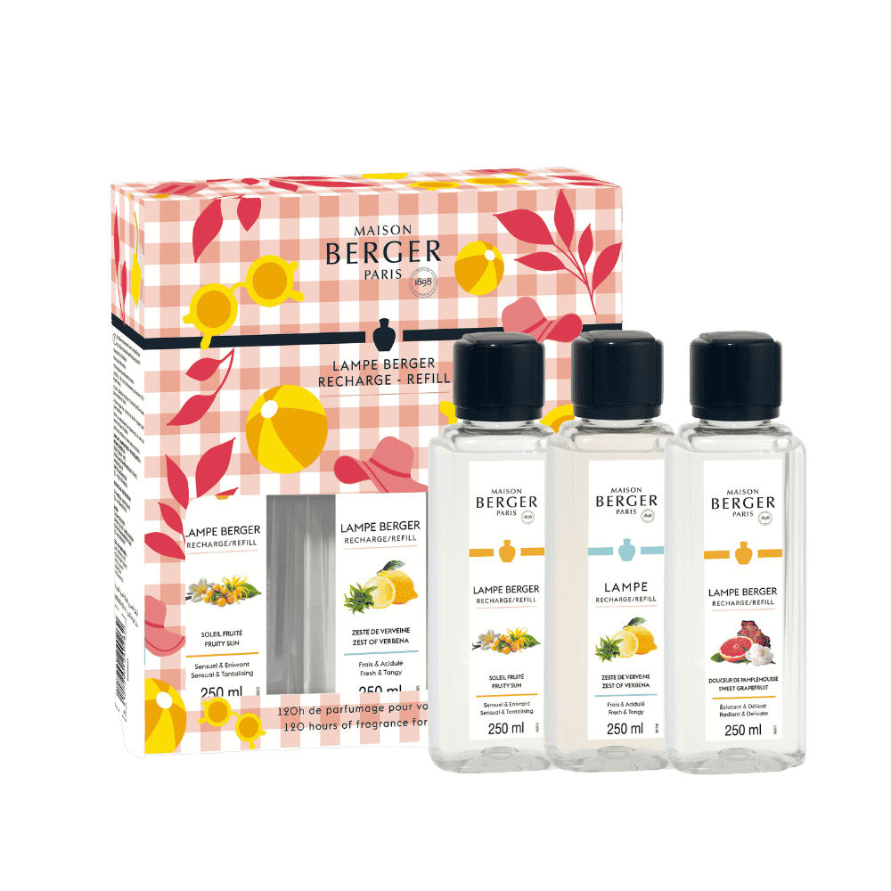 Triopack Estivale – Líquido para lámpara catalítica - Maison Berger - Maison Calma