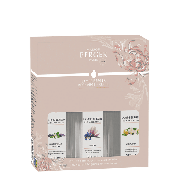 Triopack Ophelia – Líquido para lámpara catalítica - Maison Berger - Maison Calma