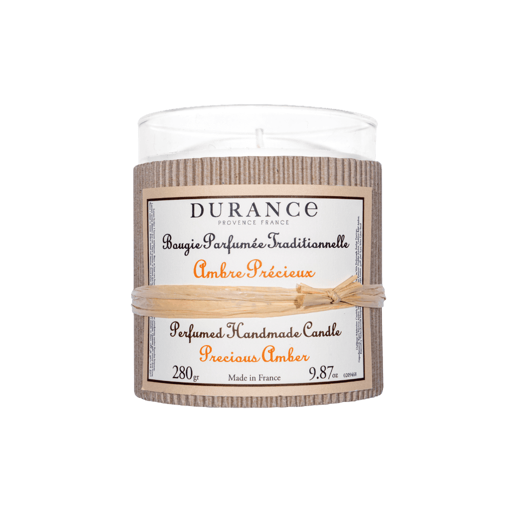 Vela Perfumada Ambre Précieux 280 g – Durance - Maison Calma