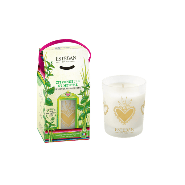 Vela Perfumada Citronela y Menta– Esteban Paris Parfums