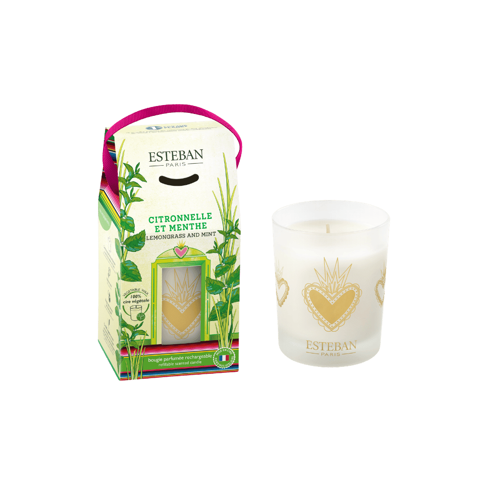 Vela Perfumada Citronela y Menta– Esteban Paris Parfums - Maison Calma