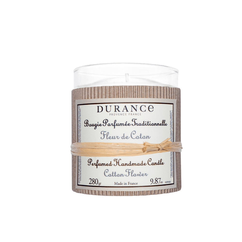 Vela Perfumada Flor de Algodón 280 g – Durance - Maison Calma