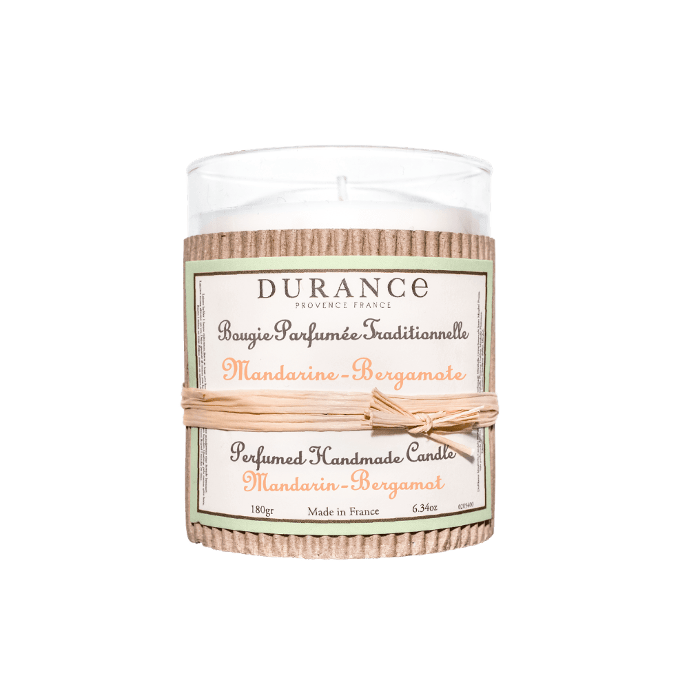 Vela Perfumada Mandarine Bergamote 180 g – Durance - Maison Calma