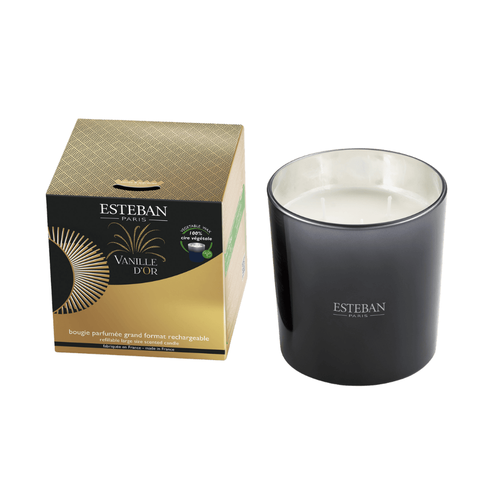 Vela Perfumada Vanille d’Or 450 g – Esteban Paris Parfums - Maison Calma
